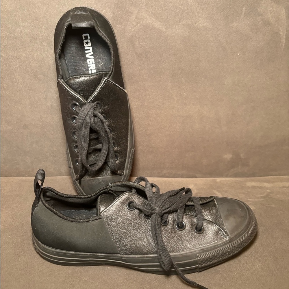 New All Black Converse
